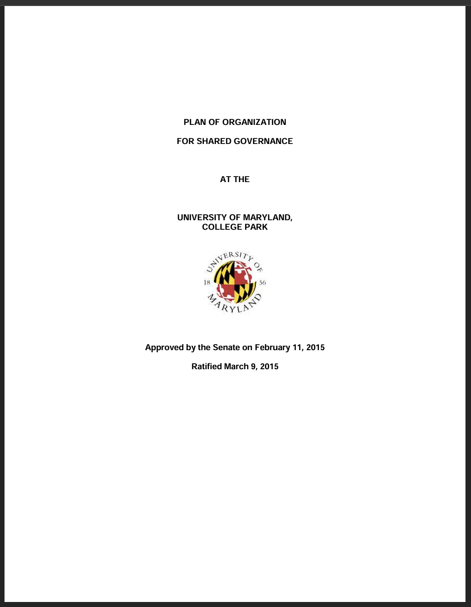plan of organization cover